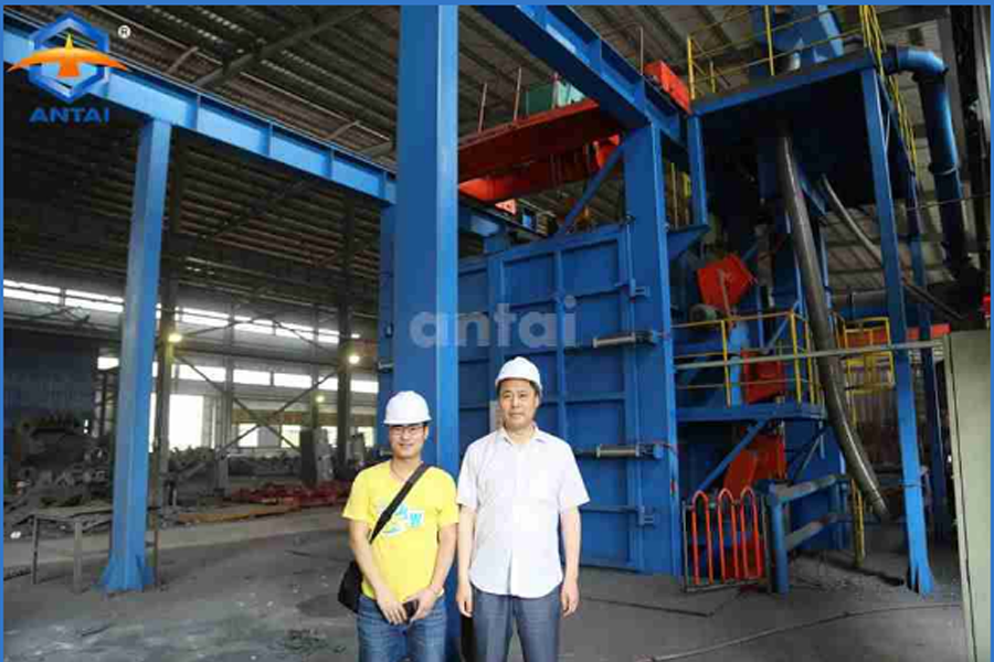 Q3780 hook blasting machine